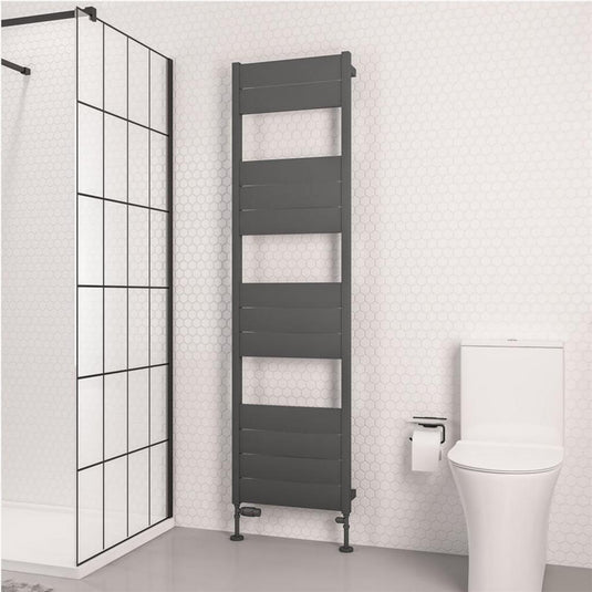 Eastbrook Kingswood 1820 x 500mm Slimline Aluminium Towel Rail Matt Anthracite | 86.0565