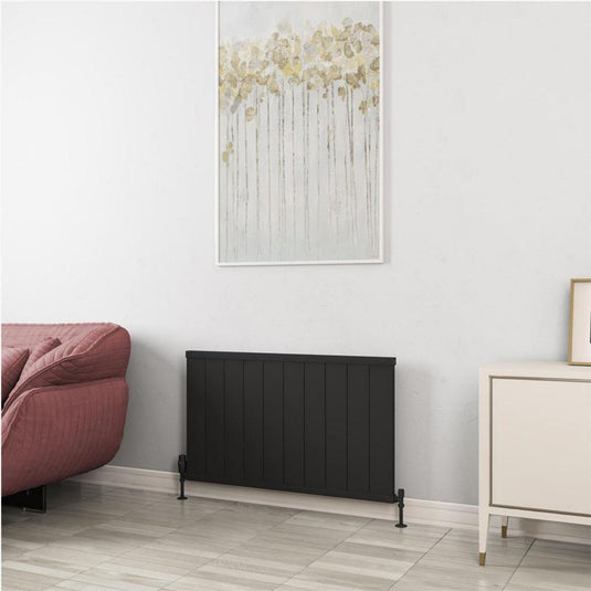 Eastbrook Kingswood 600 x 1010mm Slimline Aluminium Radiator Matt Black | 86.0552