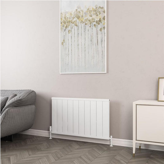 Eastbrook Kingswood 600 x 1010mm Slimline Aluminium Radiator Matt White | 86.0538