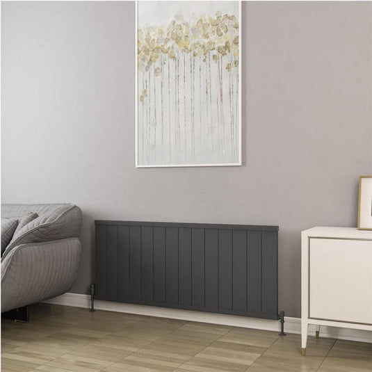 Eastbrook Kingswood 600 x 1410mm Slimline Aluminium Radiator Matt Anthracite | 86.0547