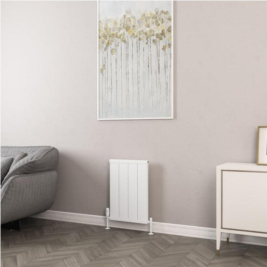 Eastbrook Kingswood 600 x 410mm Slimline Aluminium Radiator Matt White | 86.0534