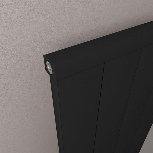 Eastbrook Kingswood 600 x 510mm Slimline Aluminium Radiator Matt Black | 86.0549