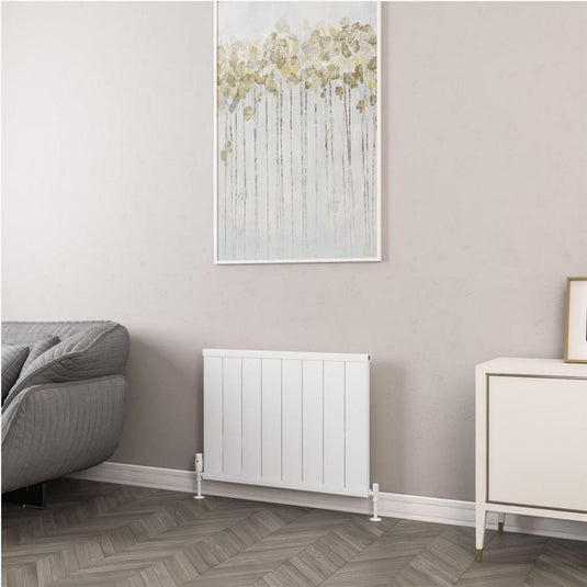 Eastbrook Kingswood 600 x 810mm Slimline Aluminium Radiator Matt White | 86.0537