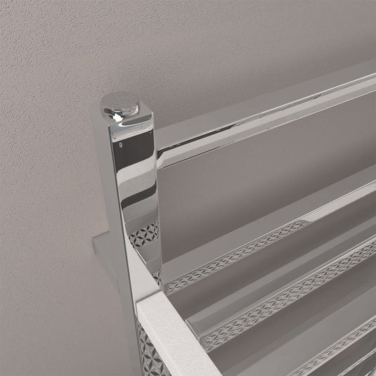 Eastbrook Launton Designer Towel Rail 1200mm x 500mm Chrome | 61.0066