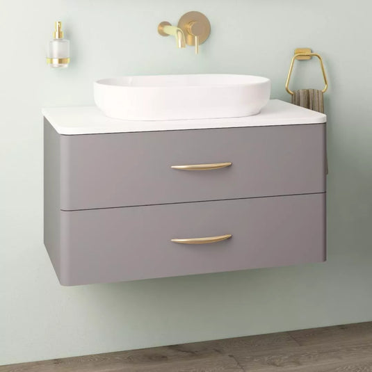 Eastbrook Linn 550x350mm Sit On Basin White | 103.038 - Envy Bathrooms Ltd