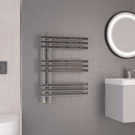 Eastbrook Loddon 800 x 600mm Dry Element Towel Rail Chrome | 47.0040