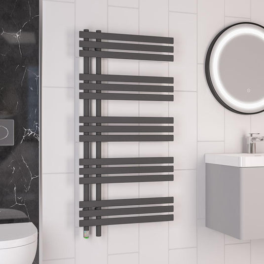 Eastbrook Loddon Dry Element Towel Rail 1200 x 600mm Matt Anthracite | 47.0034