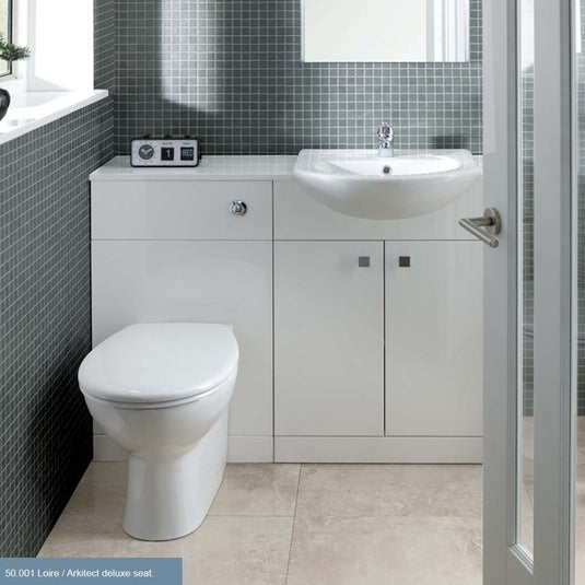 Eastbrook Loire/Arkitect Deluxe Toilet Seat White | 50.001