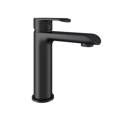 Eastbrook Lyneham Basin Mono Tap with Waste Matt Black | 93.1072 - Envy Bathrooms Ltd