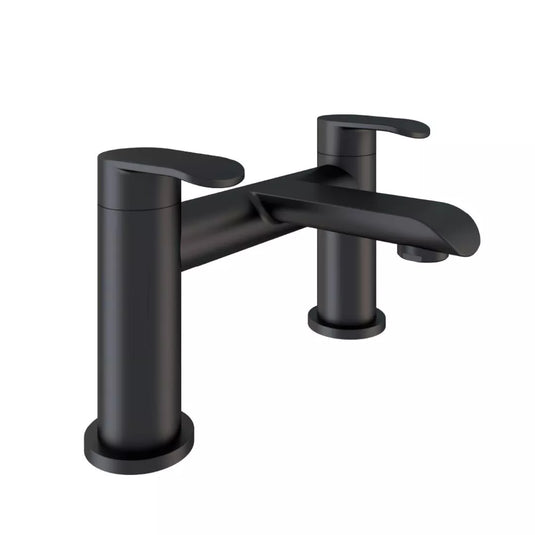 Eastbrook Lyneham Bath Filler Tap Matt Black | 93.1065 - Envy Bathrooms Ltd