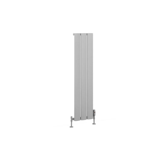 Eastbrook Malmesbury 1200 x 280mm Aluminium Radiator Matt Grey | 89.0947