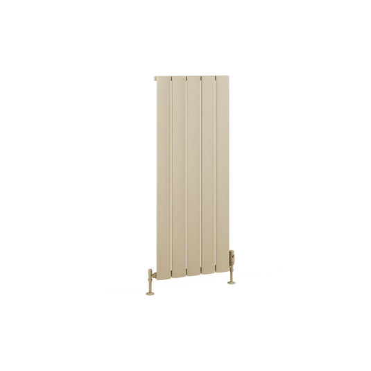 Eastbrook Malmesbury 1200 x 470mm Aluminium Radiator Matt Cappuccino | 89.0955