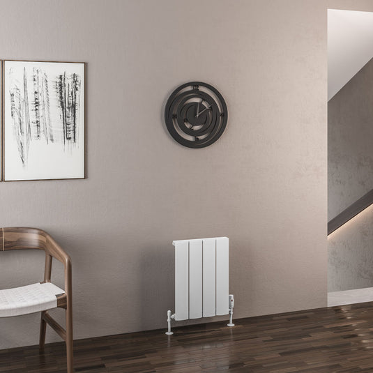 Eastbrook Malmesbury 500 x 375mm Aluminium Radiator Matt White | 89.0432