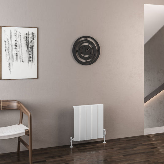 Eastbrook Malmesbury 500 x 470mm Aluminium Radiator Matt White | 89.0433