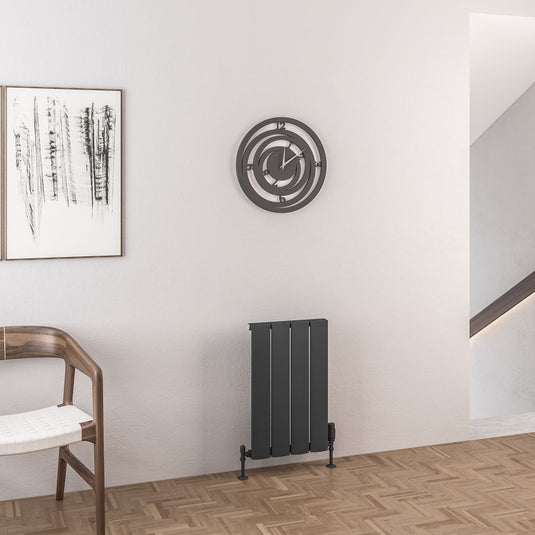 Eastbrook Malmesbury 600 x 375mm Aluminium Radiator Matt Anthracite | 89.0153