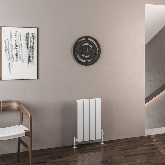 Eastbrook Malmesbury 600 x 375mm Aluminium Radiator Matt White | 89.0152
