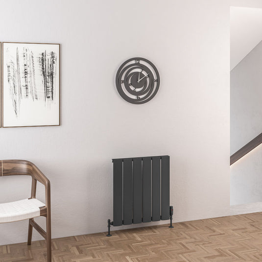 Eastbrook Malmesbury 600 x 565mm Aluminium Radiator Matt Anthracite | 89.0157