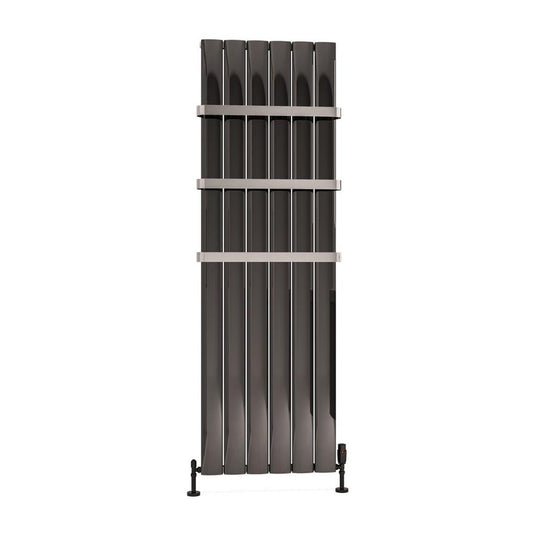 Eastbrook Malmesbury Aluminium Radiator 1800x565mm Black Effect | 89.1779