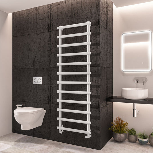 Eastbrook Marlow 1750 x 600mm Towel Rail Matt White | 89.0505