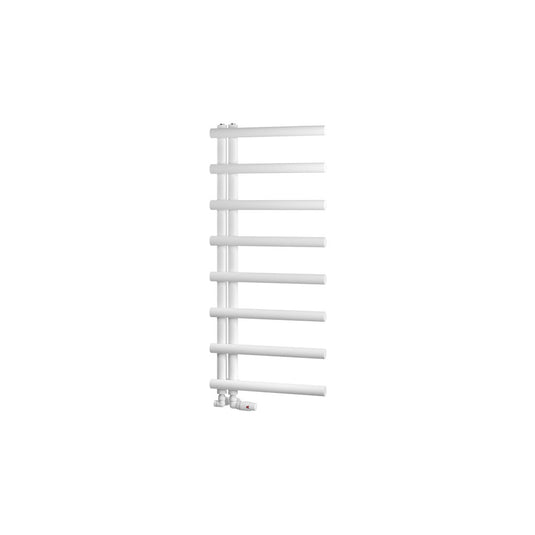 Eastbrook Marlow E-Style 1150 x 500mm Towel Rail Matt White | 89.0809