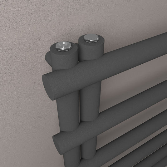 Eastbrook Marlow E-Style 1150 x 600mm Towel Rail Matt Anthracite | 89.0816