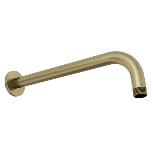 Eastbrook Meriden 390mm Wall Mounted Shower Arm Brushed Brass | 98.2095