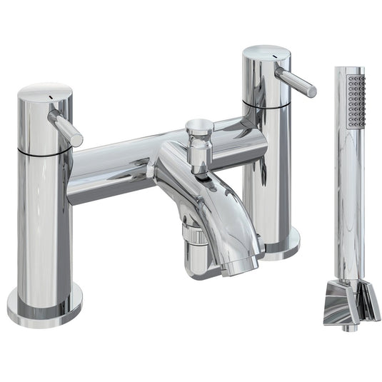 Eastbrook Meriden Bath Shower Mixer Tap Handset Hose Holder Chrome | 98.2024