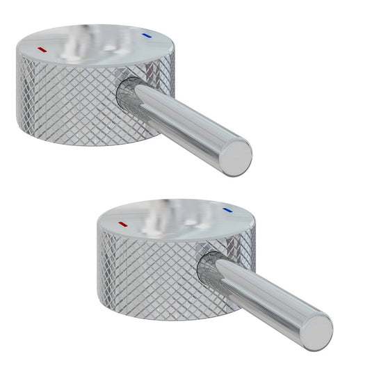 Eastbrook Meriden Full Knurling Tap Handle Freestanding Bath Tap Single Chrome | 98.2061