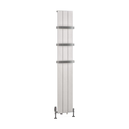 Eastbrook Mersey 1800 x 280mm Aluminium Radiator Matt White | 41.0449