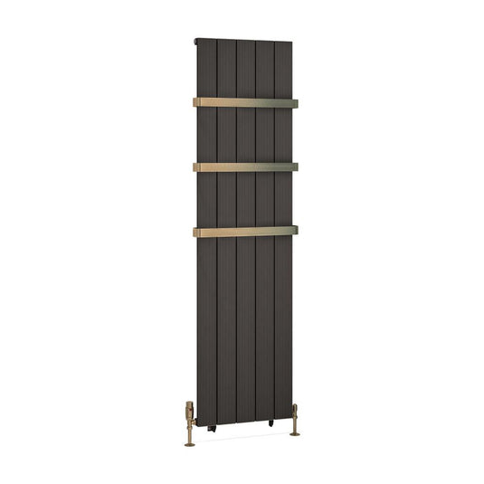 Eastbrook Mersey 1800 x 470mm Aluminium Radiator Matt Anthracite | 41.0456