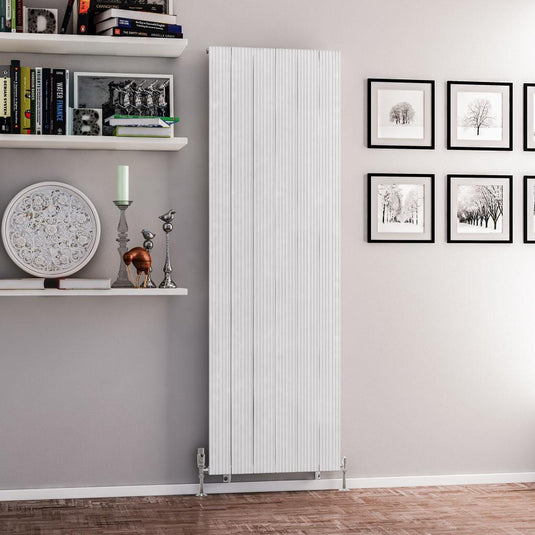 Eastbrook Mersey 1800 x 565mm Aluminium Radiator Matt White | 41.0452