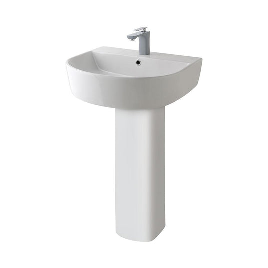Eastbrook Metro 550mm Slim Rim Basin White | 26.0095