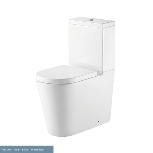 Eastbrook Metro Short Projection Rimless Close Coupled Back To Wall Pan White | 26.0098