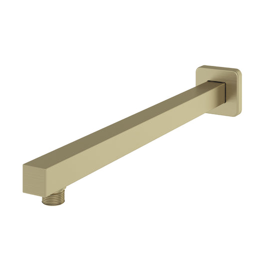 Eastbrook Modern Square Fixed Over Head Shower Arm Brushed Brass | 60.1041