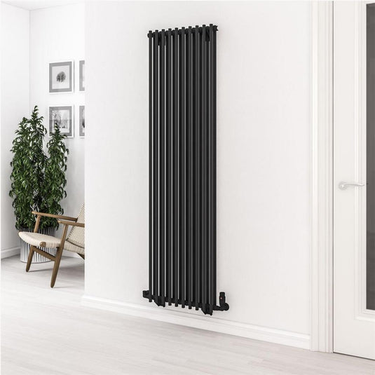 Eastbrook Murano 1800 x 510mm Radiator Matt Black | 89.0924