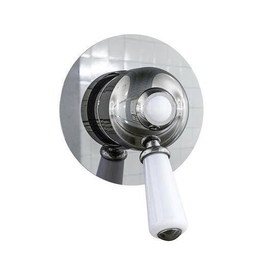 Eastbrook Nostalgic Single Lever Manual MP Shower Valve White | 68.0061