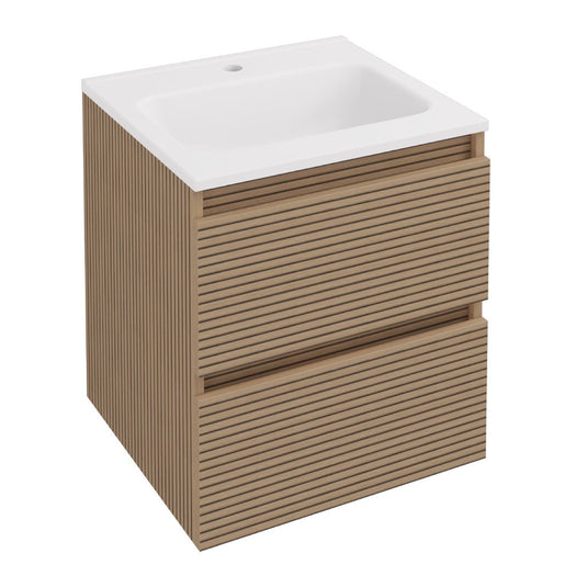 Eastbrook Olympia 500mm Fluted Effect Drawer Vanity Unit | 39.0001