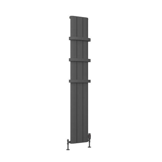 Eastbrook Peretti 1800 x 375mm Aluminium Radiator Matt Anthracite | 86.0054