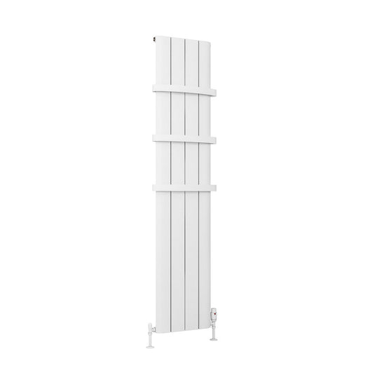 Eastbrook Peretti 1800 x 375mm Aluminium Radiator Matt White | 86.0056