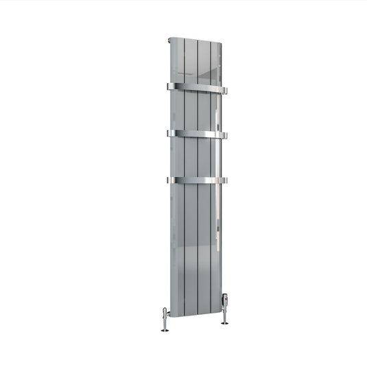 Eastbrook Peretti 1800 x 375mm Aluminium Radiator Polished Aluminium | 86.0178