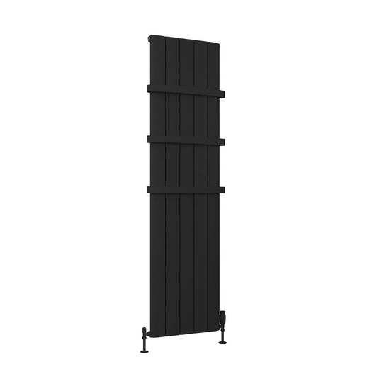 Eastbrook Peretti 1800 x 470mm Aluminium Radiator Matt Black | 86.0061