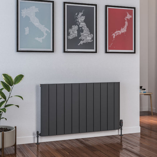 Eastbrook Peretti 600 x 1040mm Aluminium Radiator Matt Anthracite | 86.0072