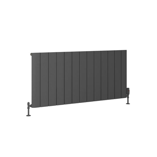 Eastbrook Peretti 600 x 1230mm Aluminium Radiator Matt Anthracite | 86.0075