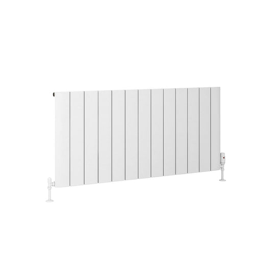 Eastbrook Peretti 600 x 1230mm Aluminium Radiator Matt White | 86.0074
