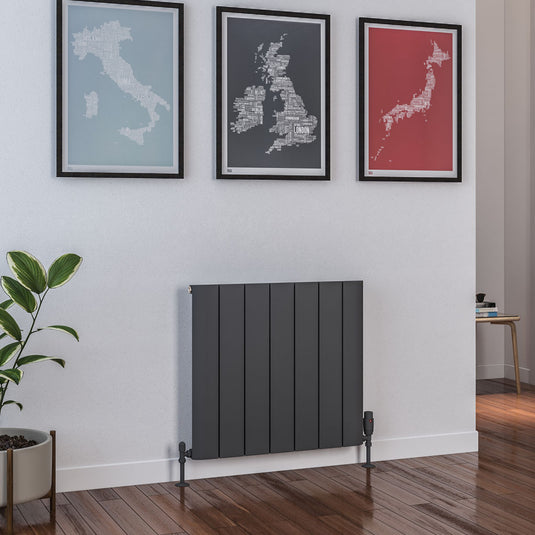 Eastbrook Peretti 600 x 660mm Aluminium Radiator Matt Anthracite | 86.0066