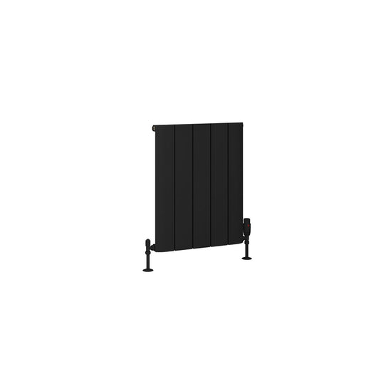 Eastbrook Peretti 600 x 660mm Aluminium Radiator Matt Black | 86.0064
