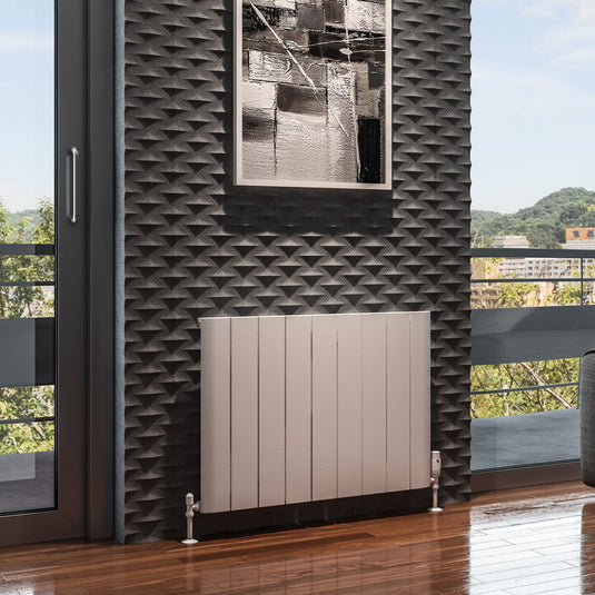 Eastbrook Peretti 600 x 850mm Aluminium Radiator Matt White | 86.0068