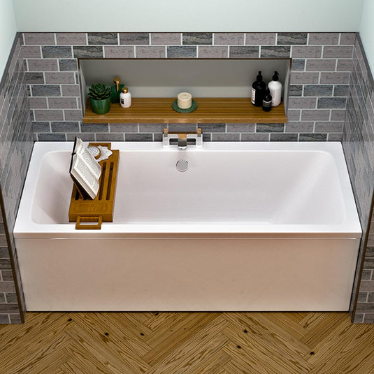 Eastbrook Portland Double Ended 1700 x 750mm Beauforte Bath White | 42.1034