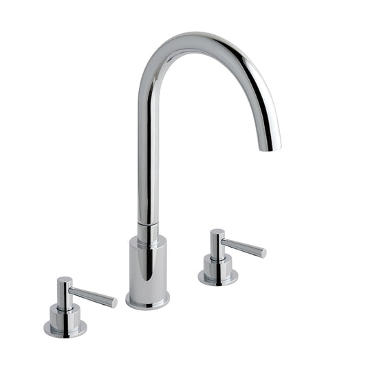 Eastbrook Prado Lever 3 Hole Deck Basin Mixer Chrome | 79.0035