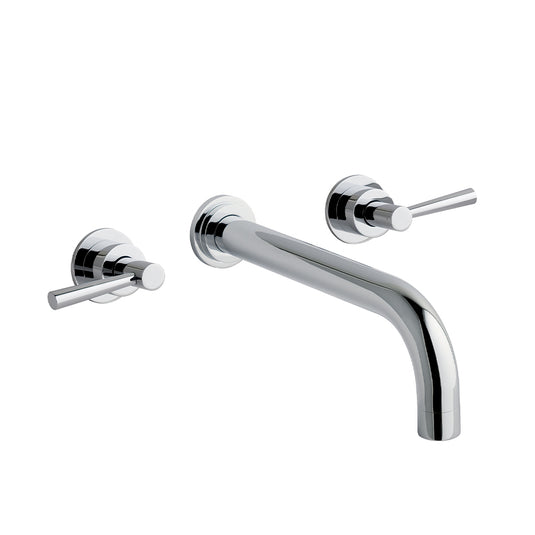 Eastbrook Prado Lever 3 Hole Wall Mounted Bath Filler Chrome | 79.0038